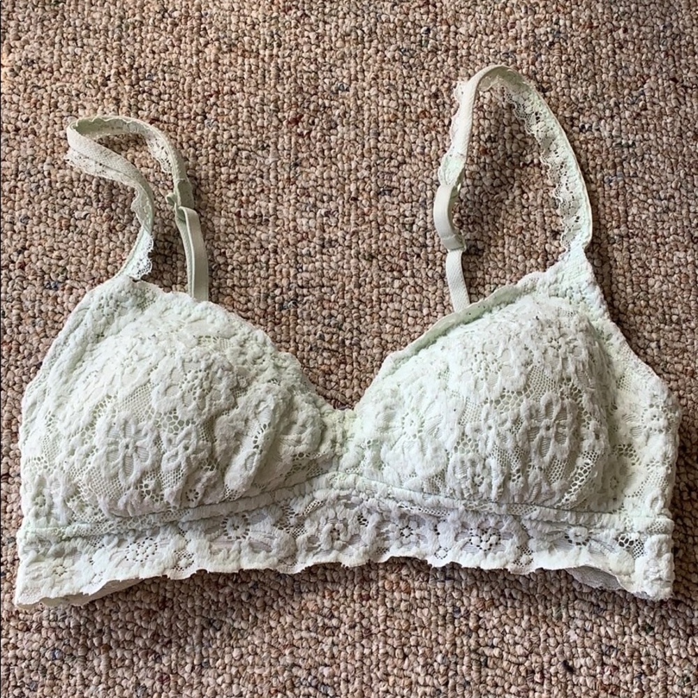 Aerie light green lace bralette
